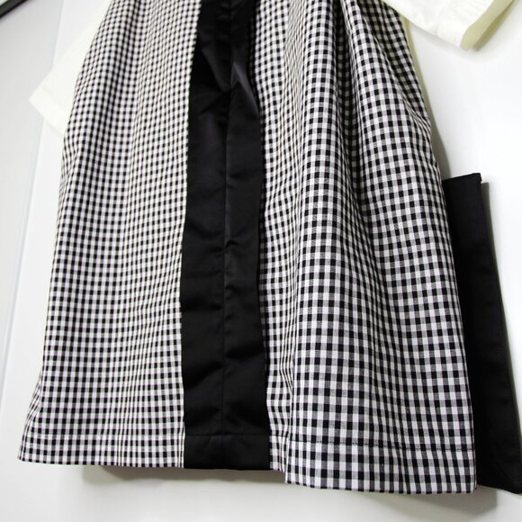 BNWT SS20 NICOMEDE EPISODE 1 GINGHAM MOIRE STRETCH TSHIRT L - Picture 7 of 12